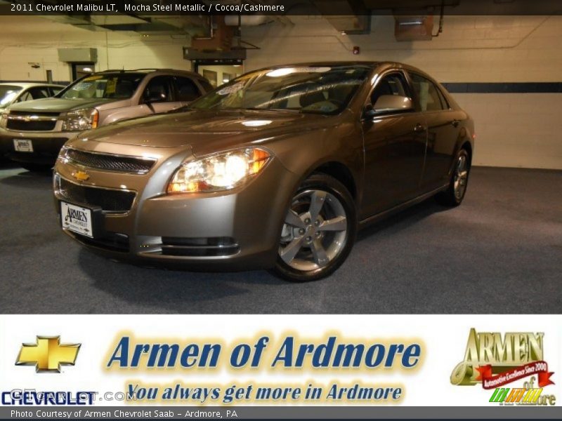 Mocha Steel Metallic / Cocoa/Cashmere 2011 Chevrolet Malibu LT