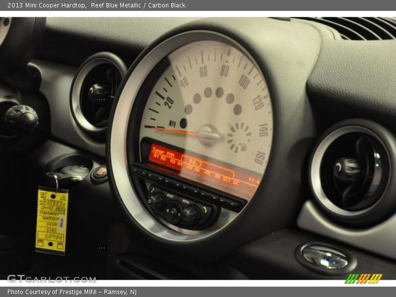 Reef Blue Metallic / Carbon Black 2013 Mini Cooper Hardtop
