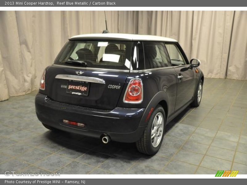 Reef Blue Metallic / Carbon Black 2013 Mini Cooper Hardtop