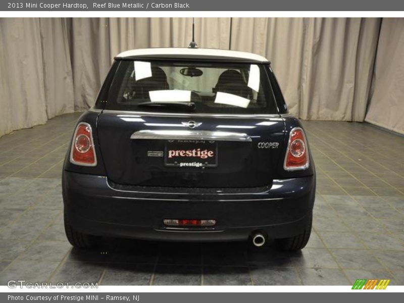 Reef Blue Metallic / Carbon Black 2013 Mini Cooper Hardtop
