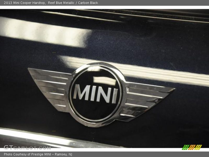 Reef Blue Metallic / Carbon Black 2013 Mini Cooper Hardtop