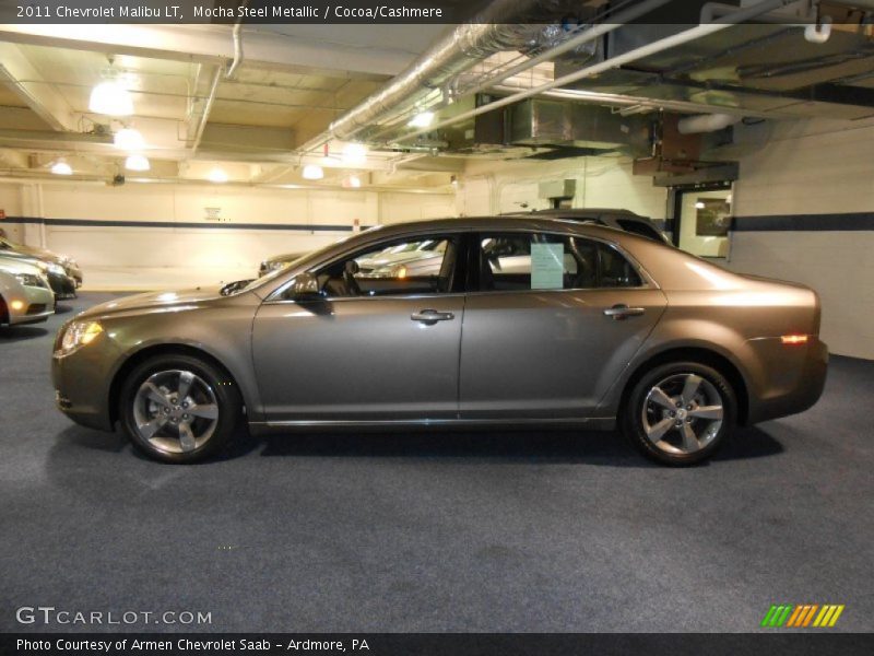 Mocha Steel Metallic / Cocoa/Cashmere 2011 Chevrolet Malibu LT