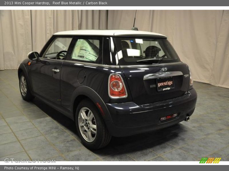 Reef Blue Metallic / Carbon Black 2013 Mini Cooper Hardtop