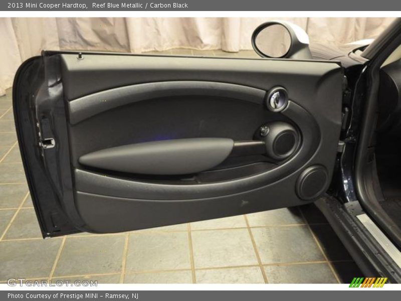 Reef Blue Metallic / Carbon Black 2013 Mini Cooper Hardtop