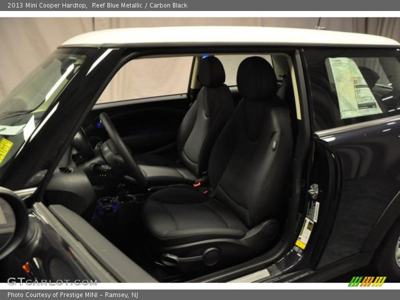 Reef Blue Metallic / Carbon Black 2013 Mini Cooper Hardtop