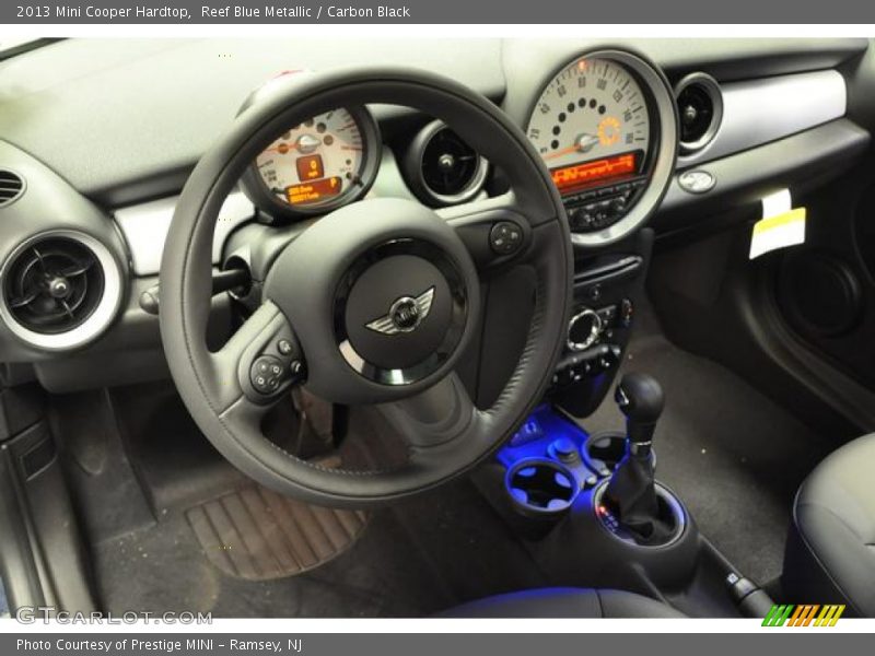 Reef Blue Metallic / Carbon Black 2013 Mini Cooper Hardtop