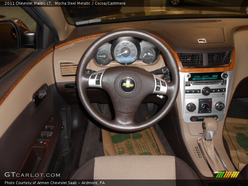 Mocha Steel Metallic / Cocoa/Cashmere 2011 Chevrolet Malibu LT