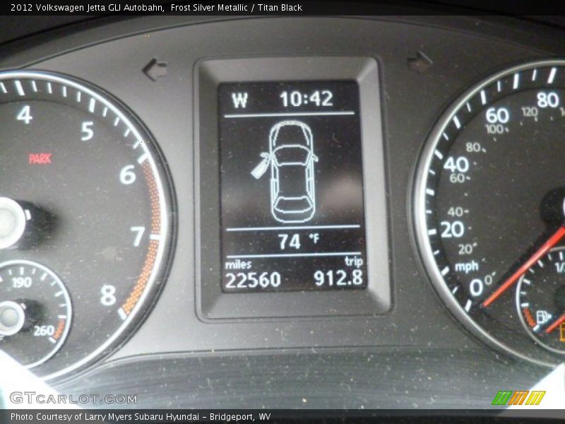 Frost Silver Metallic / Titan Black 2012 Volkswagen Jetta GLI Autobahn