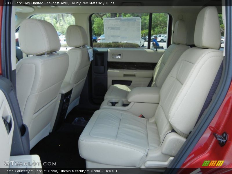 Rear Seat of 2013 Flex Limited EcoBoost AWD