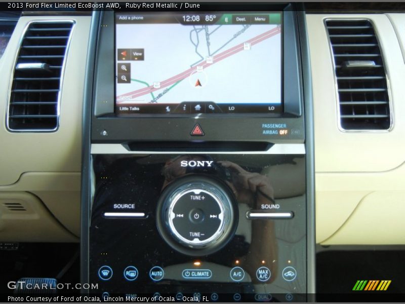 Navigation of 2013 Flex Limited EcoBoost AWD