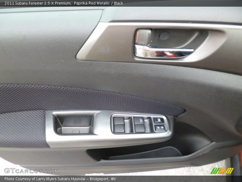 Paprika Red Metallic / Black 2011 Subaru Forester 2.5 X Premium