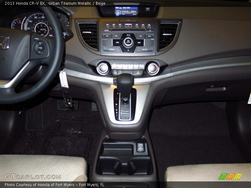 Urban Titanium Metallic / Beige 2013 Honda CR-V EX