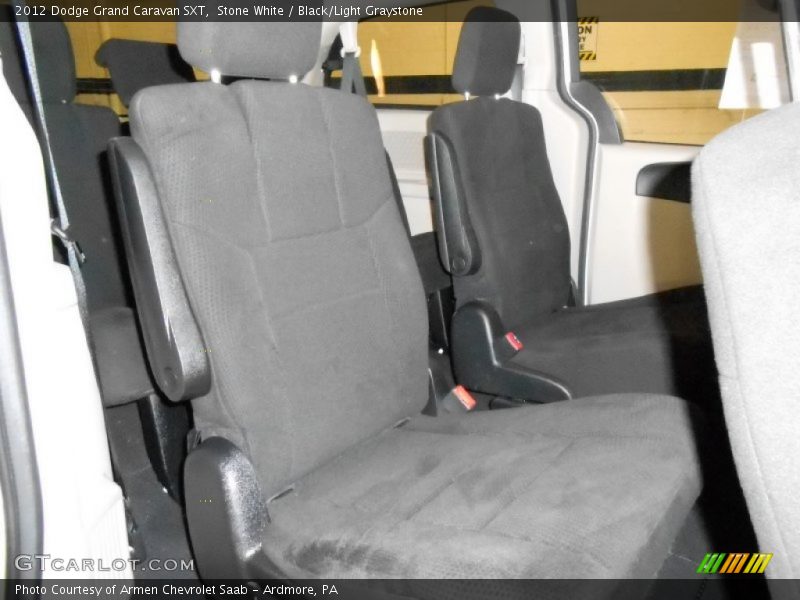 Stone White / Black/Light Graystone 2012 Dodge Grand Caravan SXT