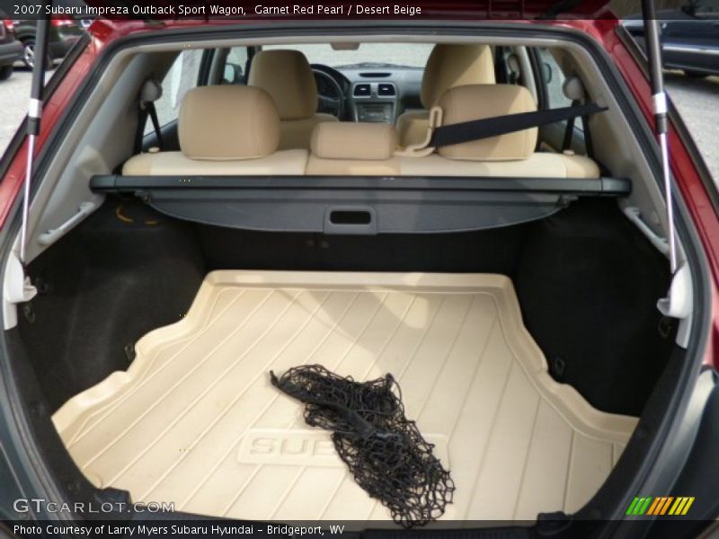  2007 Impreza Outback Sport Wagon Trunk