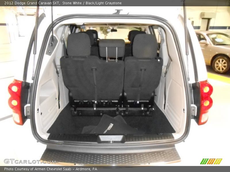 Stone White / Black/Light Graystone 2012 Dodge Grand Caravan SXT