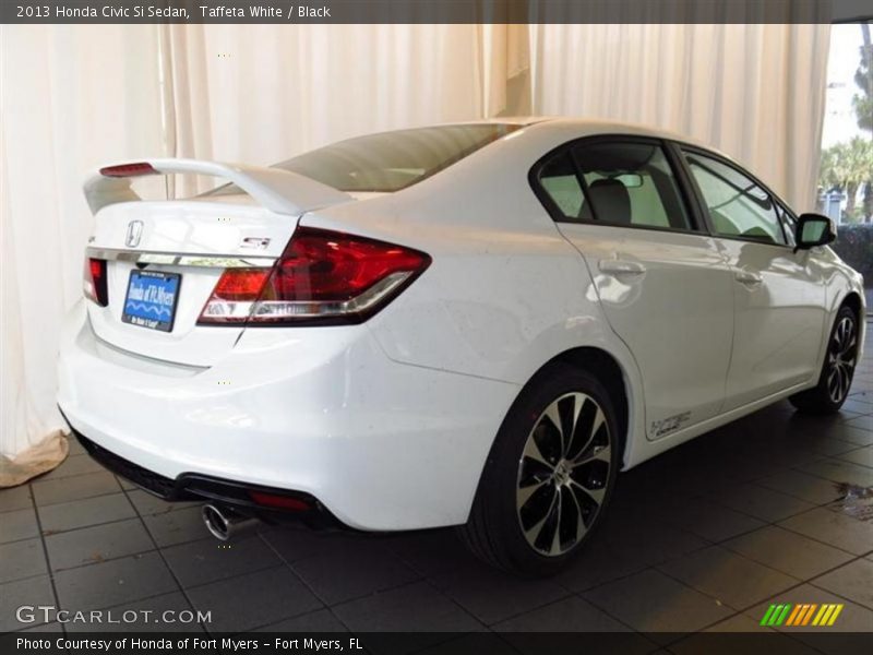 Taffeta White / Black 2013 Honda Civic Si Sedan