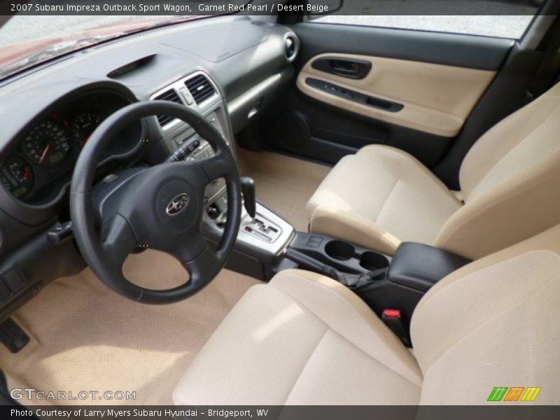 2007 Impreza Outback Sport Wagon Desert Beige Interior