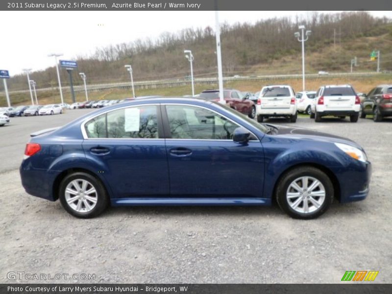 Azurite Blue Pearl / Warm Ivory 2011 Subaru Legacy 2.5i Premium