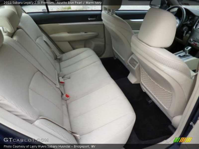 Azurite Blue Pearl / Warm Ivory 2011 Subaru Legacy 2.5i Premium