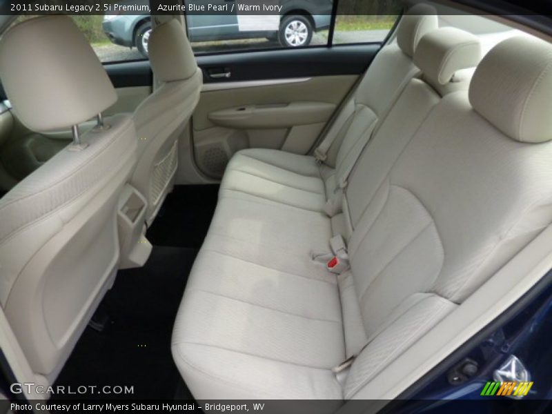 Azurite Blue Pearl / Warm Ivory 2011 Subaru Legacy 2.5i Premium