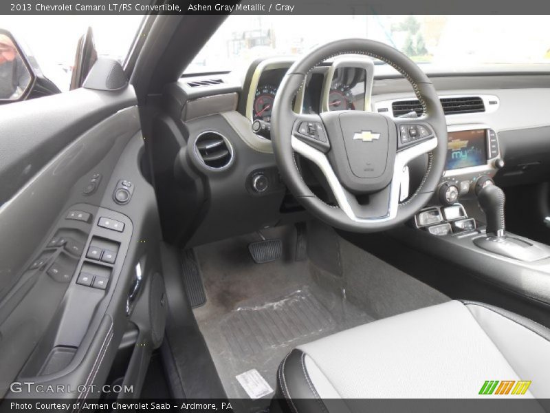 Ashen Gray Metallic / Gray 2013 Chevrolet Camaro LT/RS Convertible
