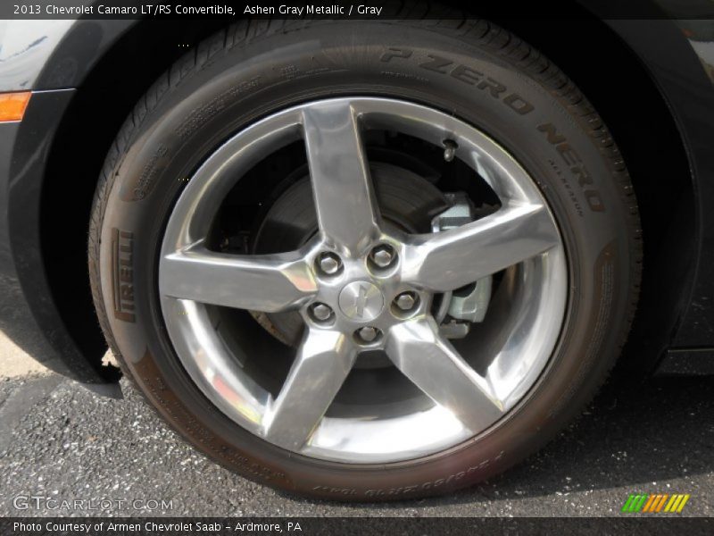 Ashen Gray Metallic / Gray 2013 Chevrolet Camaro LT/RS Convertible