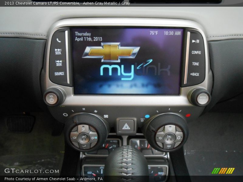 Ashen Gray Metallic / Gray 2013 Chevrolet Camaro LT/RS Convertible