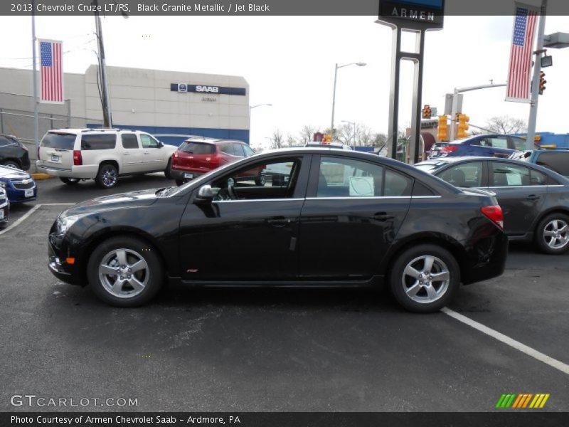 Black Granite Metallic / Jet Black 2013 Chevrolet Cruze LT/RS