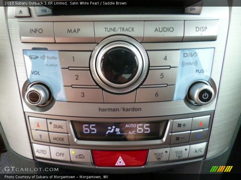 Controls of 2013 Outback 3.6R Limited