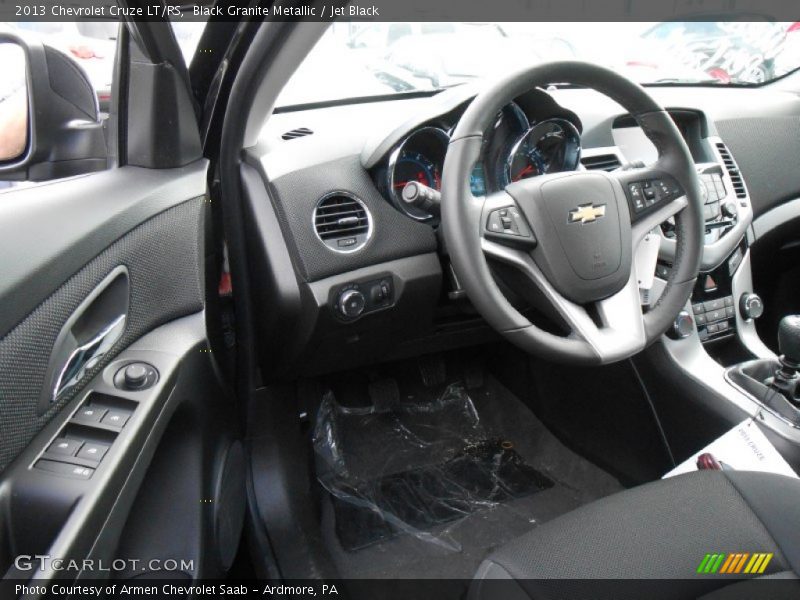 Black Granite Metallic / Jet Black 2013 Chevrolet Cruze LT/RS