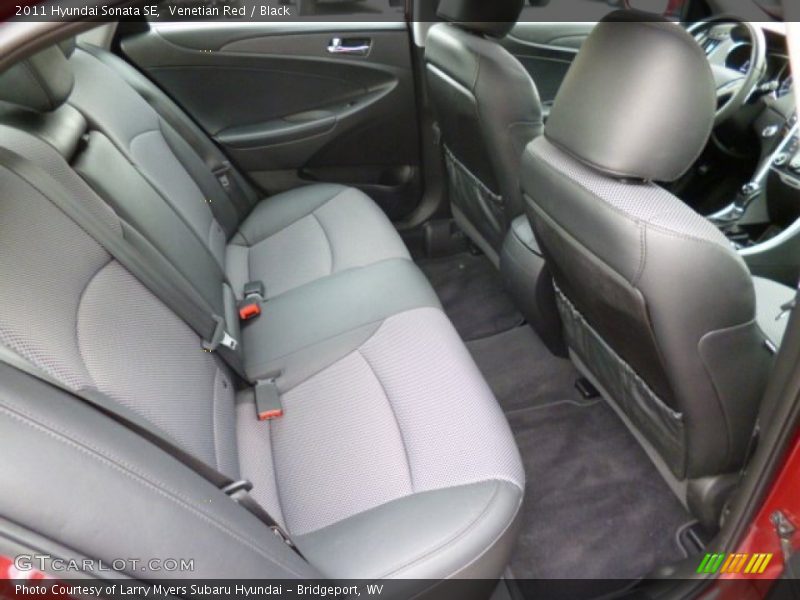 Venetian Red / Black 2011 Hyundai Sonata SE