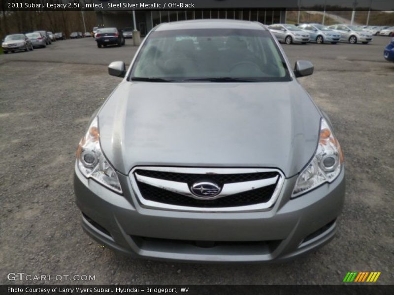 Steel Silver Metallic / Off-Black 2011 Subaru Legacy 2.5i Limited