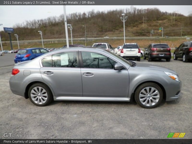 Steel Silver Metallic / Off-Black 2011 Subaru Legacy 2.5i Limited