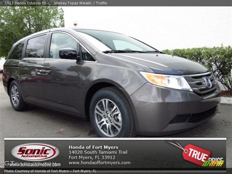Smokey Topaz Metallic / Truffle 2013 Honda Odyssey EX-L
