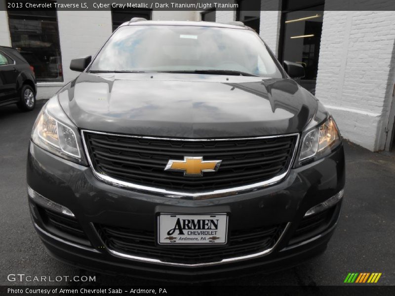 Cyber Gray Metallic / Dark Titanium/Light Titanium 2013 Chevrolet Traverse LS