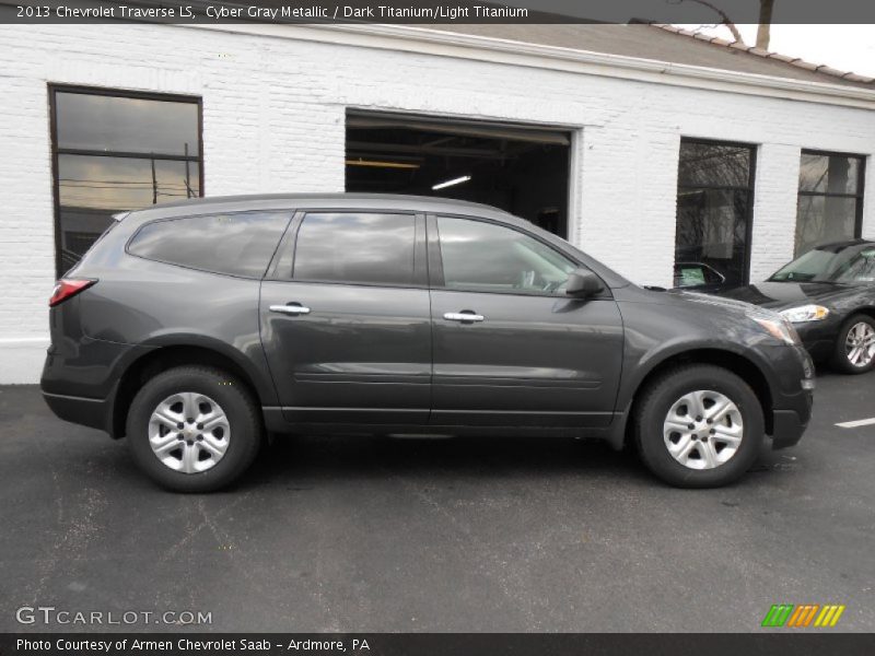 Cyber Gray Metallic / Dark Titanium/Light Titanium 2013 Chevrolet Traverse LS