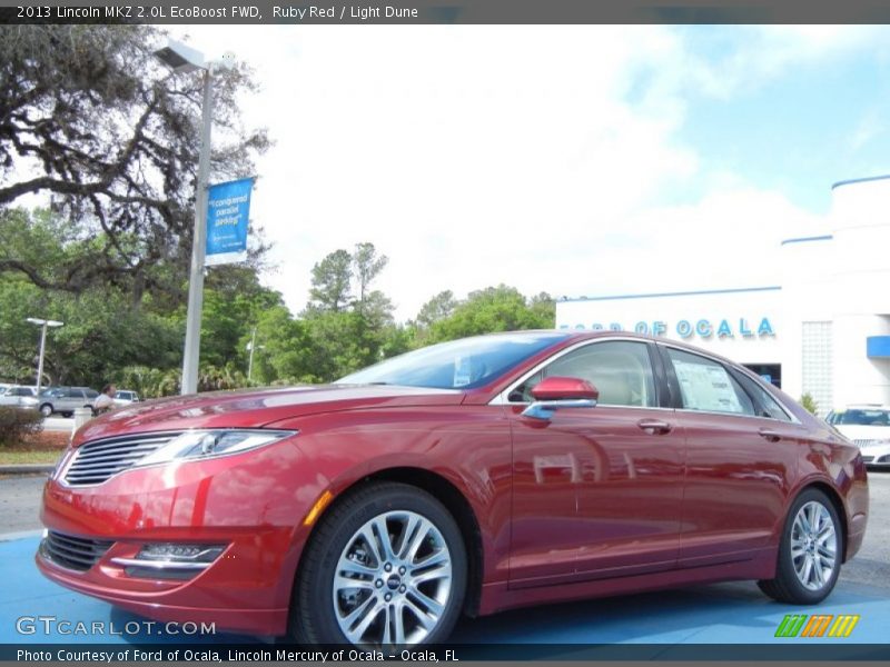 Ruby Red / Light Dune 2013 Lincoln MKZ 2.0L EcoBoost FWD