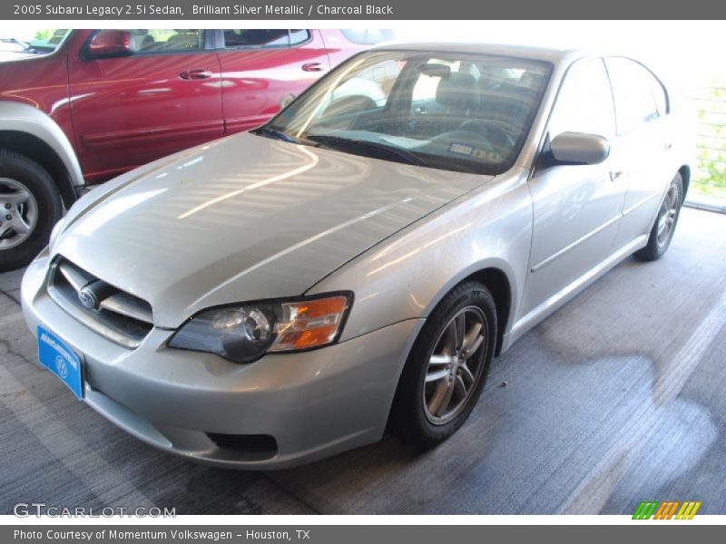 Brilliant Silver Metallic / Charcoal Black 2005 Subaru Legacy 2.5i Sedan