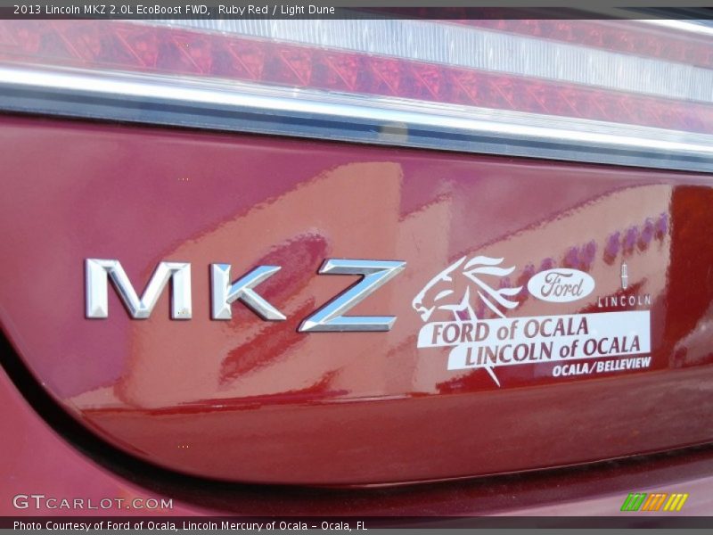 Ruby Red / Light Dune 2013 Lincoln MKZ 2.0L EcoBoost FWD