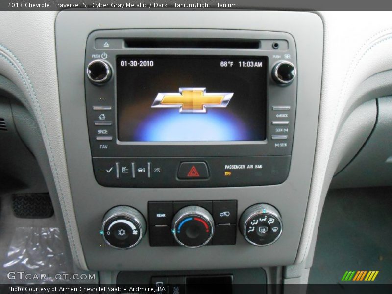 Cyber Gray Metallic / Dark Titanium/Light Titanium 2013 Chevrolet Traverse LS
