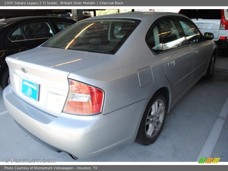 Brilliant Silver Metallic / Charcoal Black 2005 Subaru Legacy 2.5i Sedan
