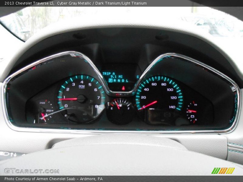 Cyber Gray Metallic / Dark Titanium/Light Titanium 2013 Chevrolet Traverse LS