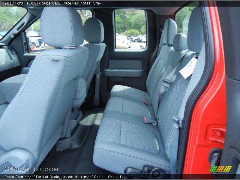 Race Red / Steel Gray 2013 Ford F150 STX SuperCab