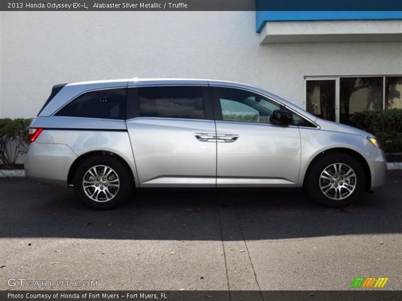 Alabaster Silver Metallic / Truffle 2013 Honda Odyssey EX-L