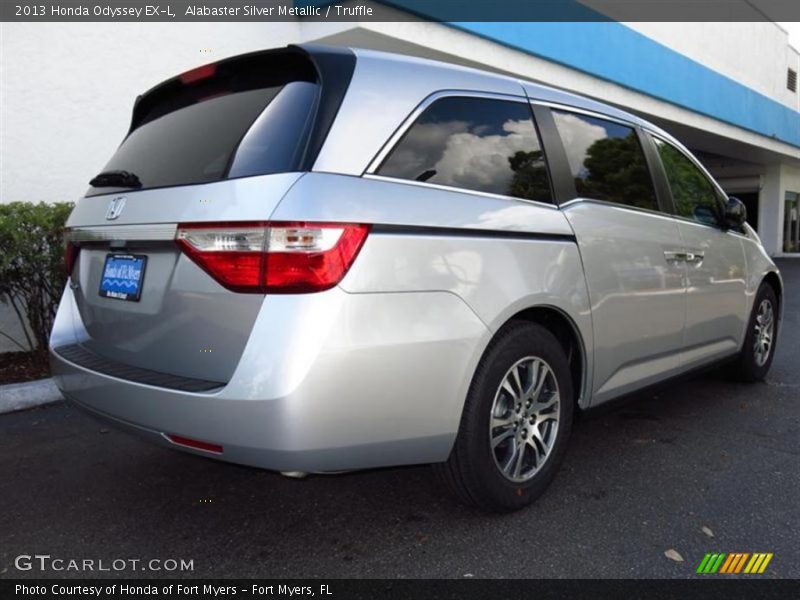 Alabaster Silver Metallic / Truffle 2013 Honda Odyssey EX-L