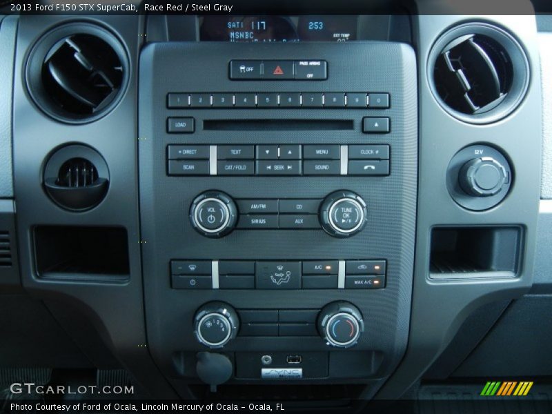 Race Red / Steel Gray 2013 Ford F150 STX SuperCab