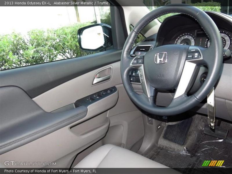 Alabaster Silver Metallic / Truffle 2013 Honda Odyssey EX-L