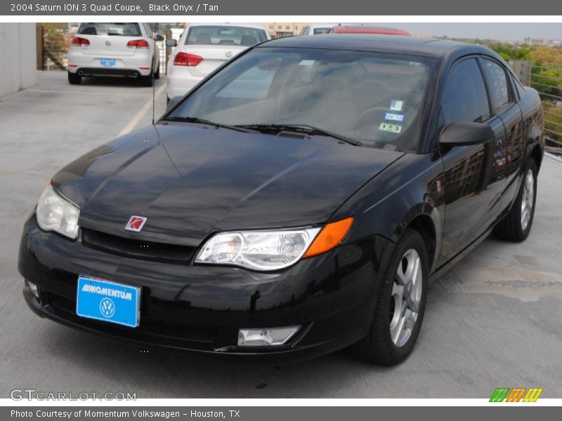 Black Onyx / Tan 2004 Saturn ION 3 Quad Coupe