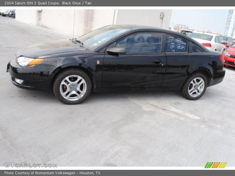 Black Onyx / Tan 2004 Saturn ION 3 Quad Coupe