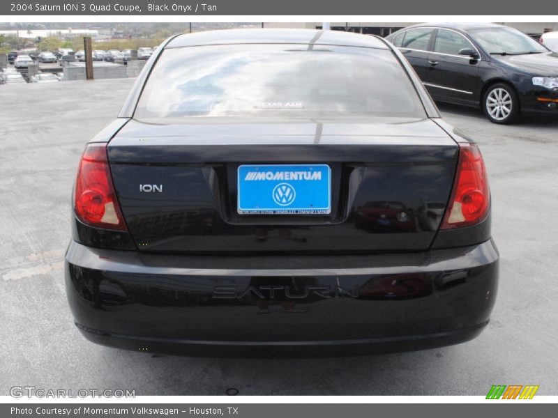 Black Onyx / Tan 2004 Saturn ION 3 Quad Coupe